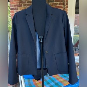 Gap One Button Jacket women’s size 6 classic coat navy